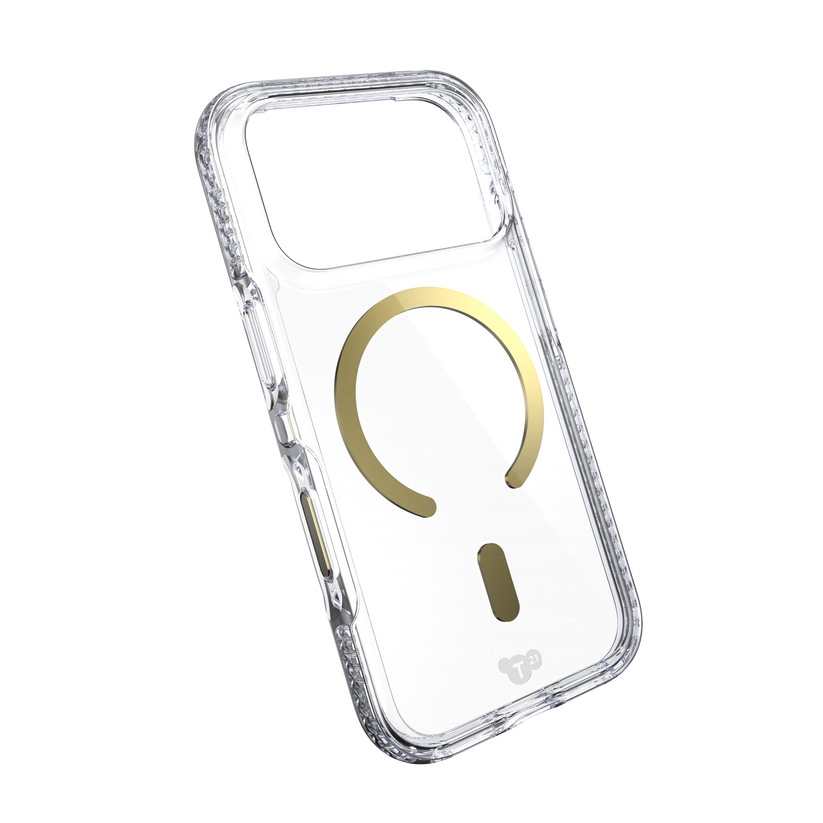Tech21 18 Pro EvoCrystal w/C-MagSafe/CC - Gold