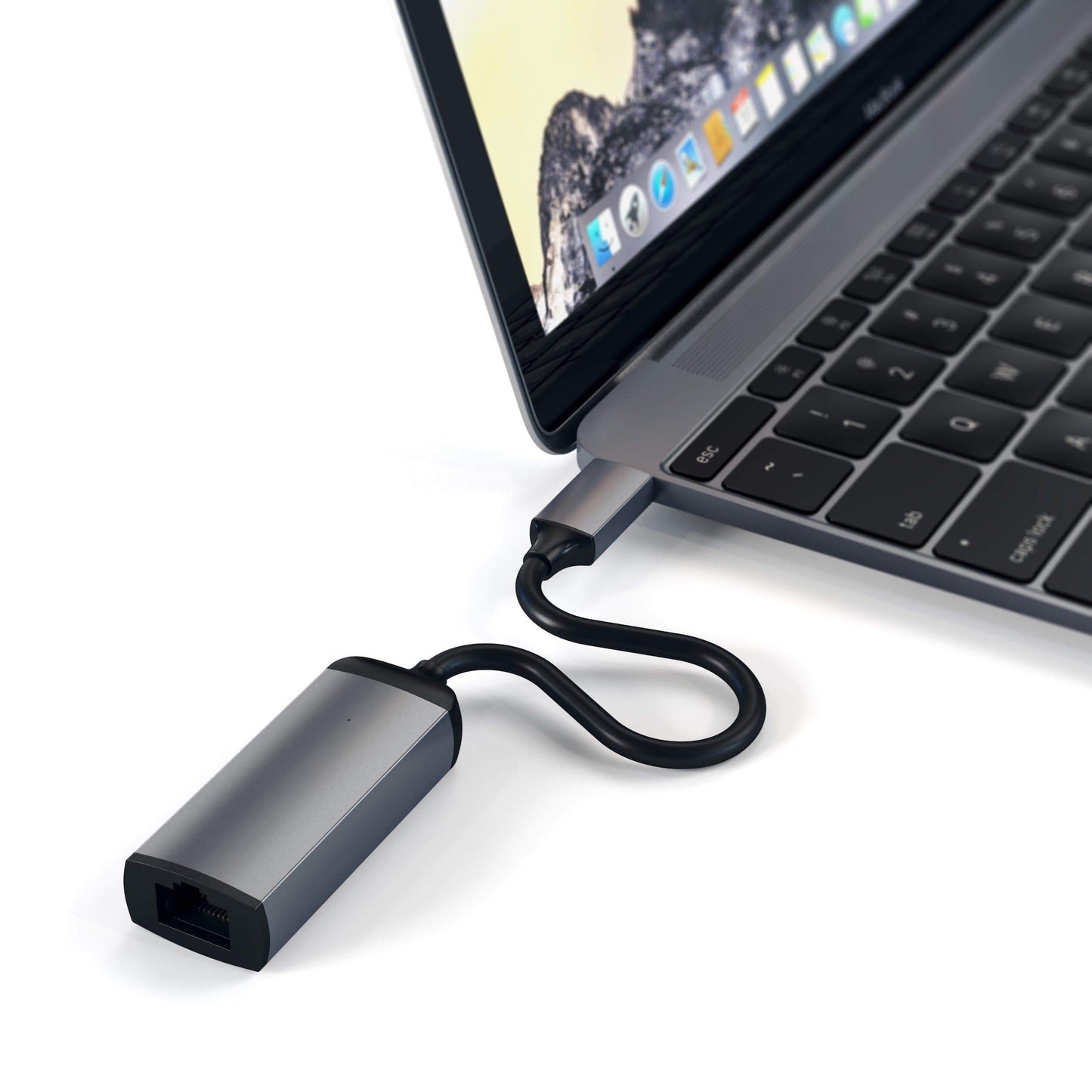 SATECHI TYPE-C to ETHERNET ADAPTER - Space Grey