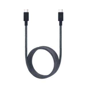 iConic Braided Magnetic Cable C-C 2M - Silver black