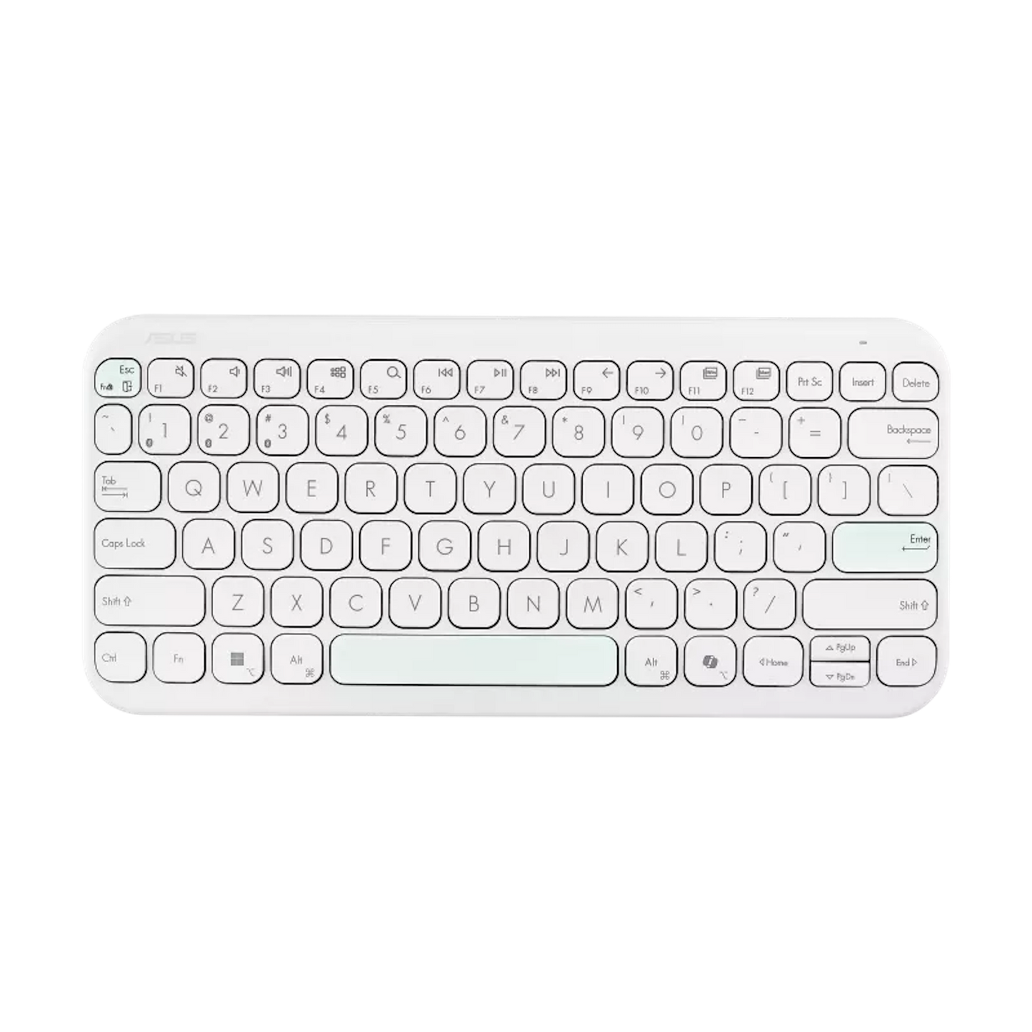 Asus KW100 (Copilot) Marshmallow Keyboard - White