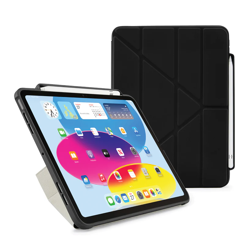 iPad 2022 Gen10 Origami No3 Pencil Case - Black