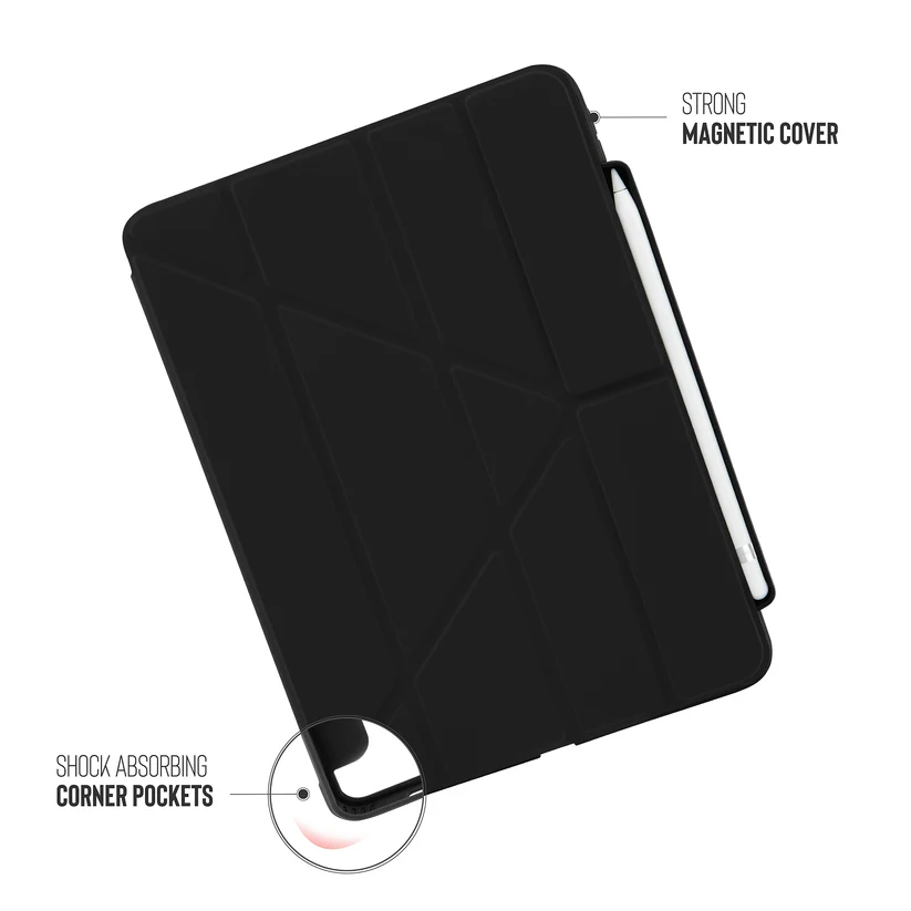 iPad 2022 Gen10 Origami No3 Pencil Case - Black