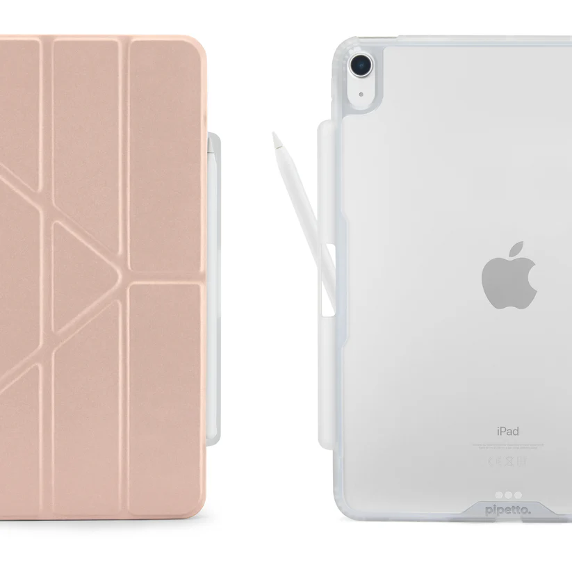 iPad Air 13 (2024) Origami No3 Pencil Case- Metallic Pink