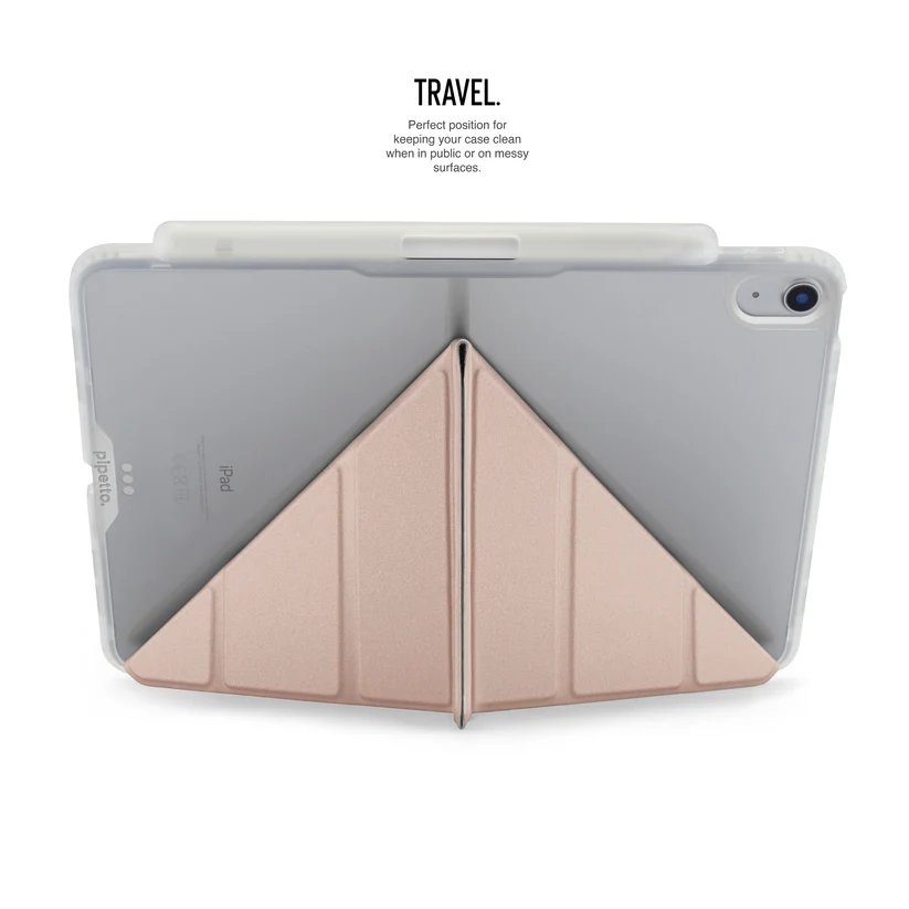 iPad Air 13 (2024) Origami No3 Pencil Case- Metallic Pink