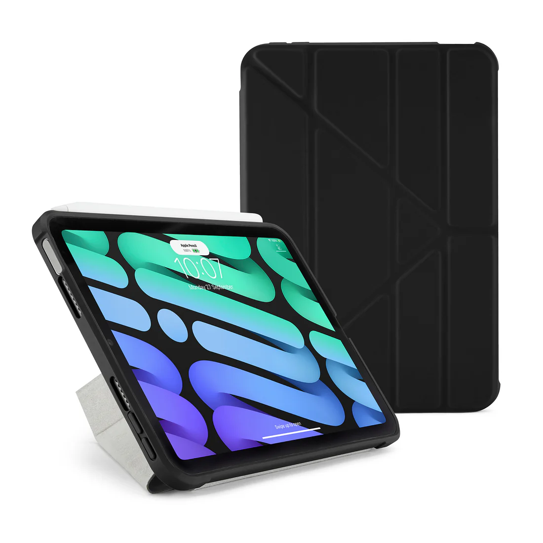 iPad Mini (Gen 7-6 8.3")  Origami No3 Pencil Case - Black
