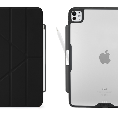iPad Pro 11 M4 (2024) Origami No3 Pencil Case - Black