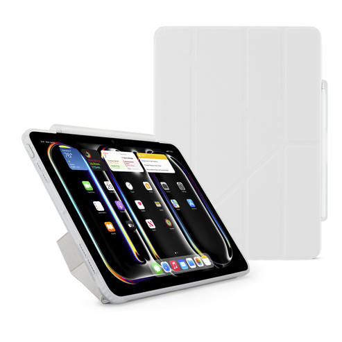 iPad Pro 13 M4 (2024) Origami No3 Pencil Case - White
