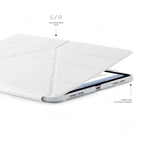iPad Pro 13 M4 (2024) Origami No3 Pencil Case - White