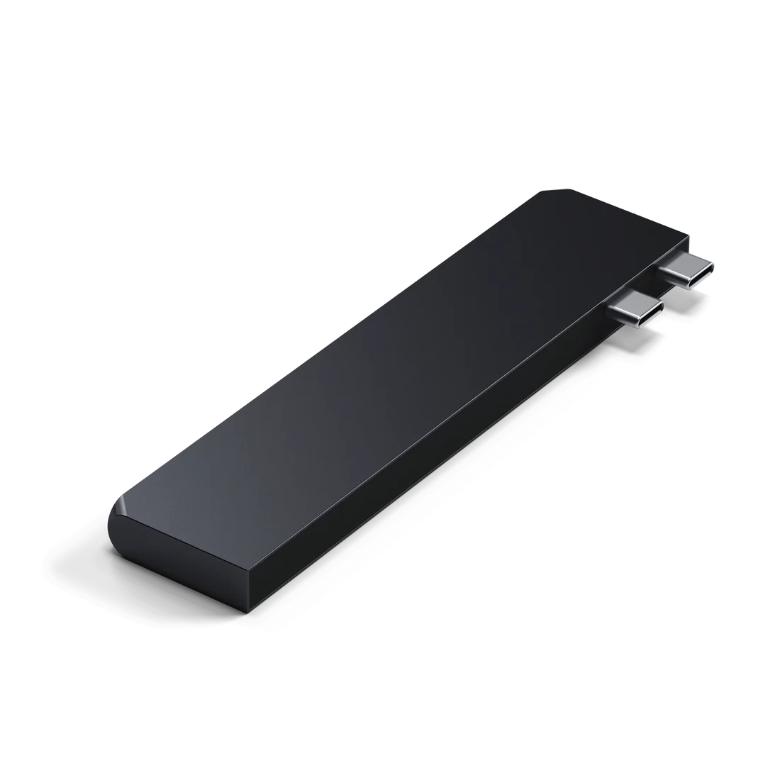 SATECHI Dual-USB-C PRO HUB SLIM ADAPTER  - Midnight Black