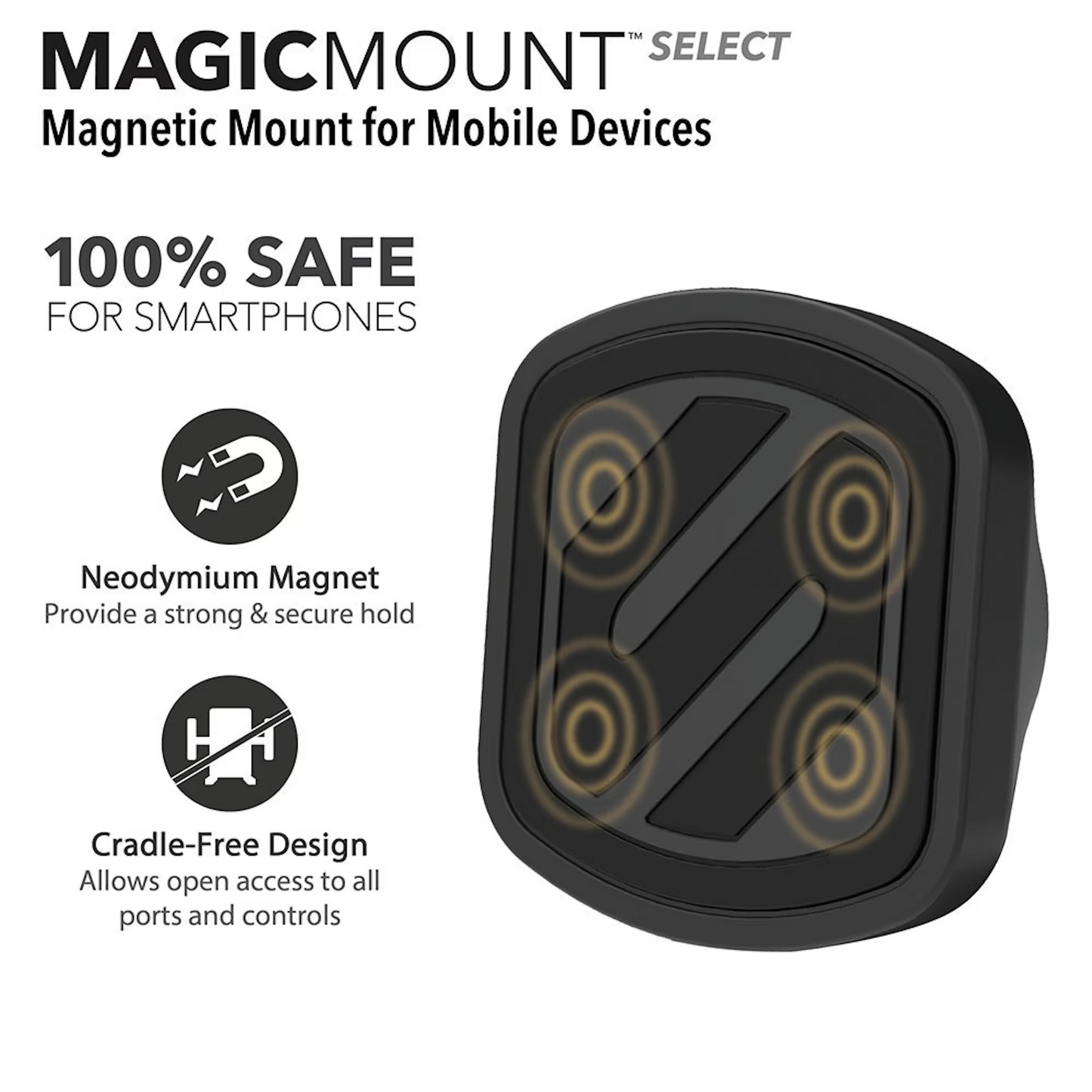 Scosche MAGICMOUNT SELECT WINDOW/DASH MOUNT MagneticMount