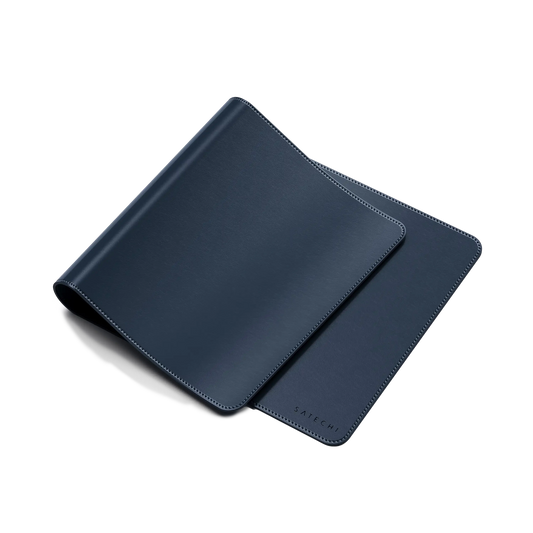 SATECHI Vegan-Leather Premium Desk Mat - Blue