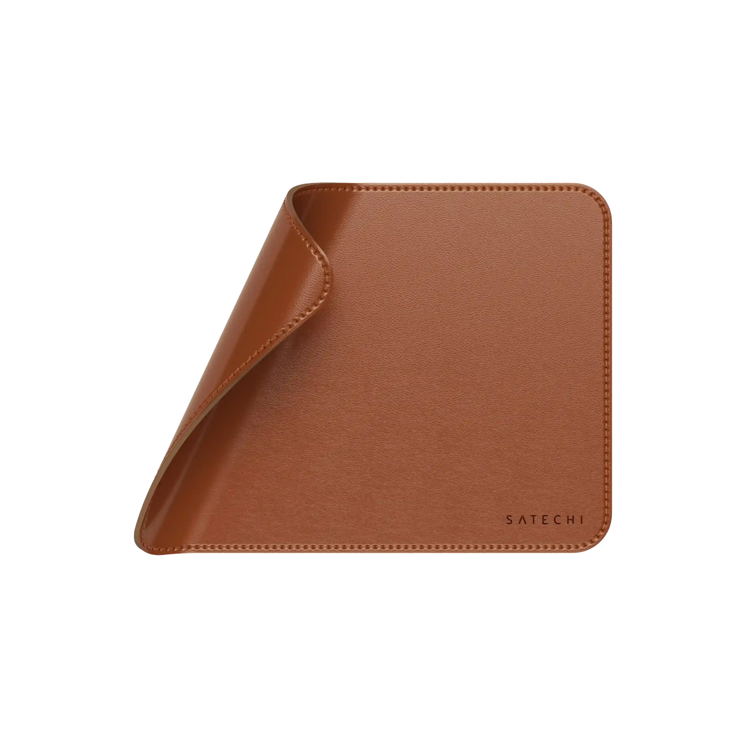 SATECHI Vegan-Leather Premium Mouse Pad - Brown