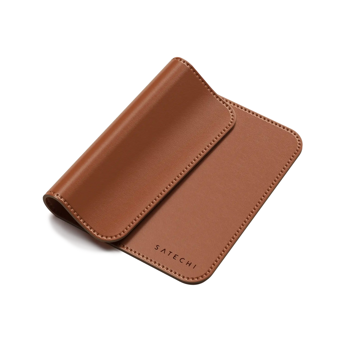 SATECHI Vegan-Leather Premium Mouse Pad - Brown