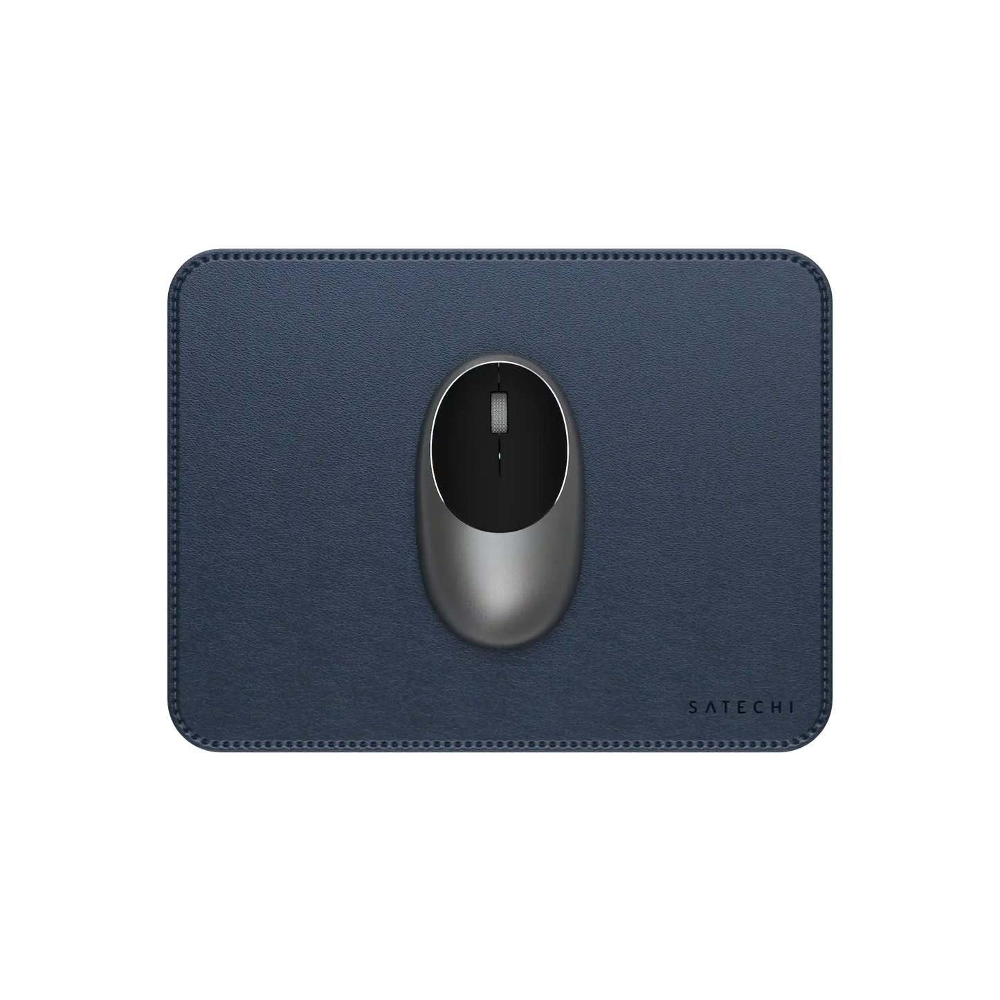 SATECHI Vegan-Leather Premium Mouse Pad - Blue