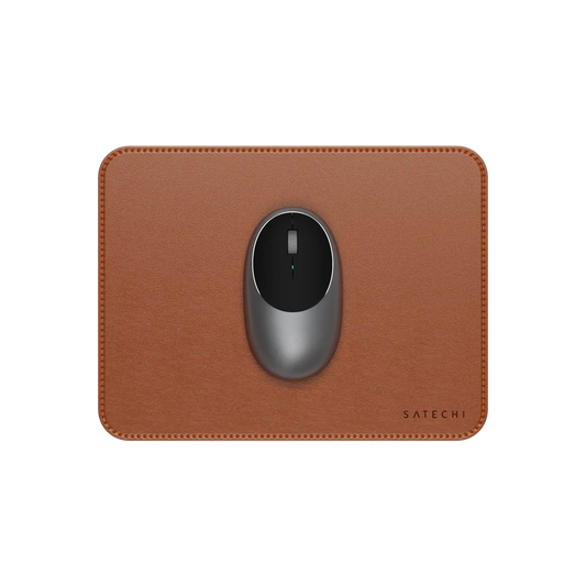 SATECHI Vegan-Leather Premium Mouse Pad - Brown