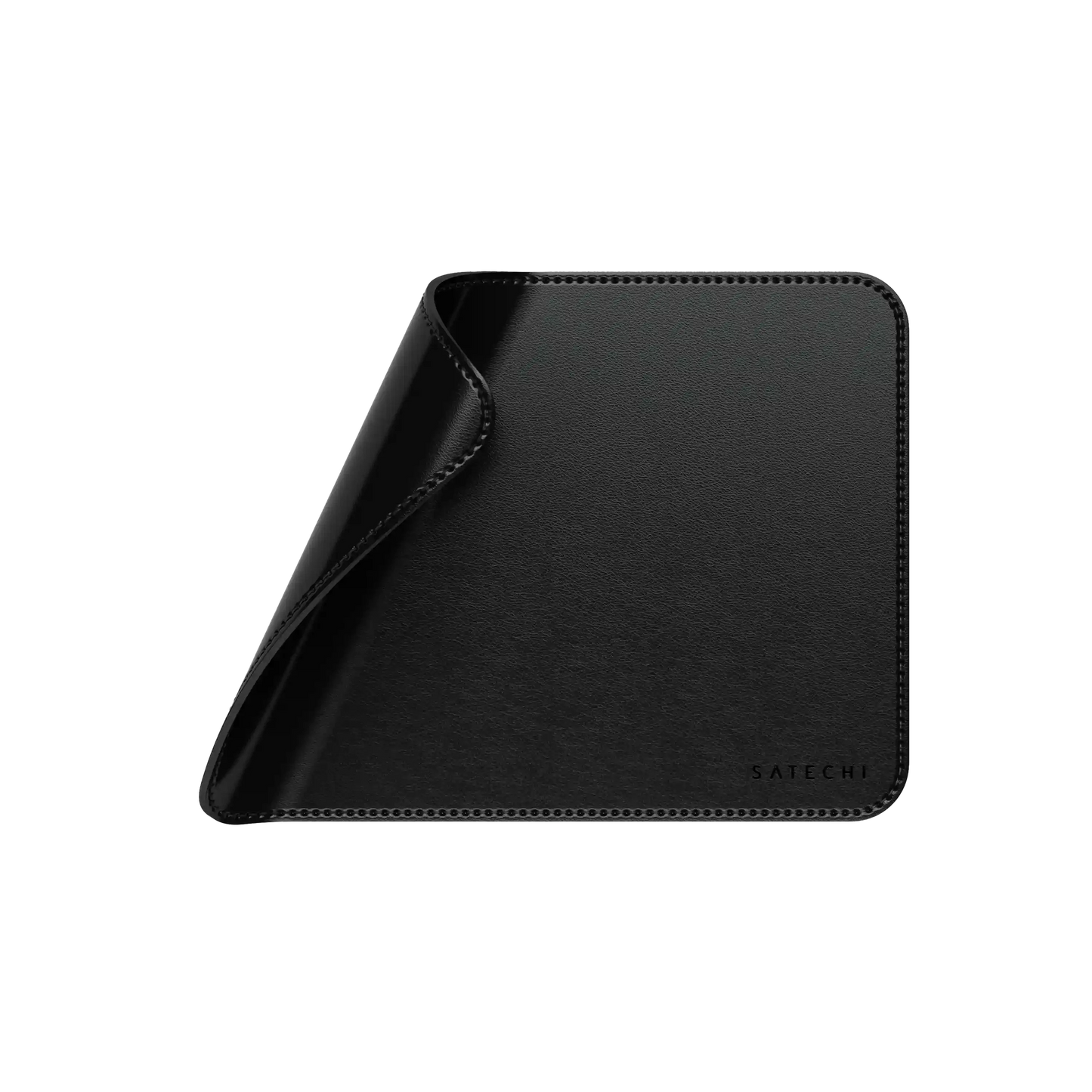 SATECHI Vegan-Leather Premium Mouse Pad - Black