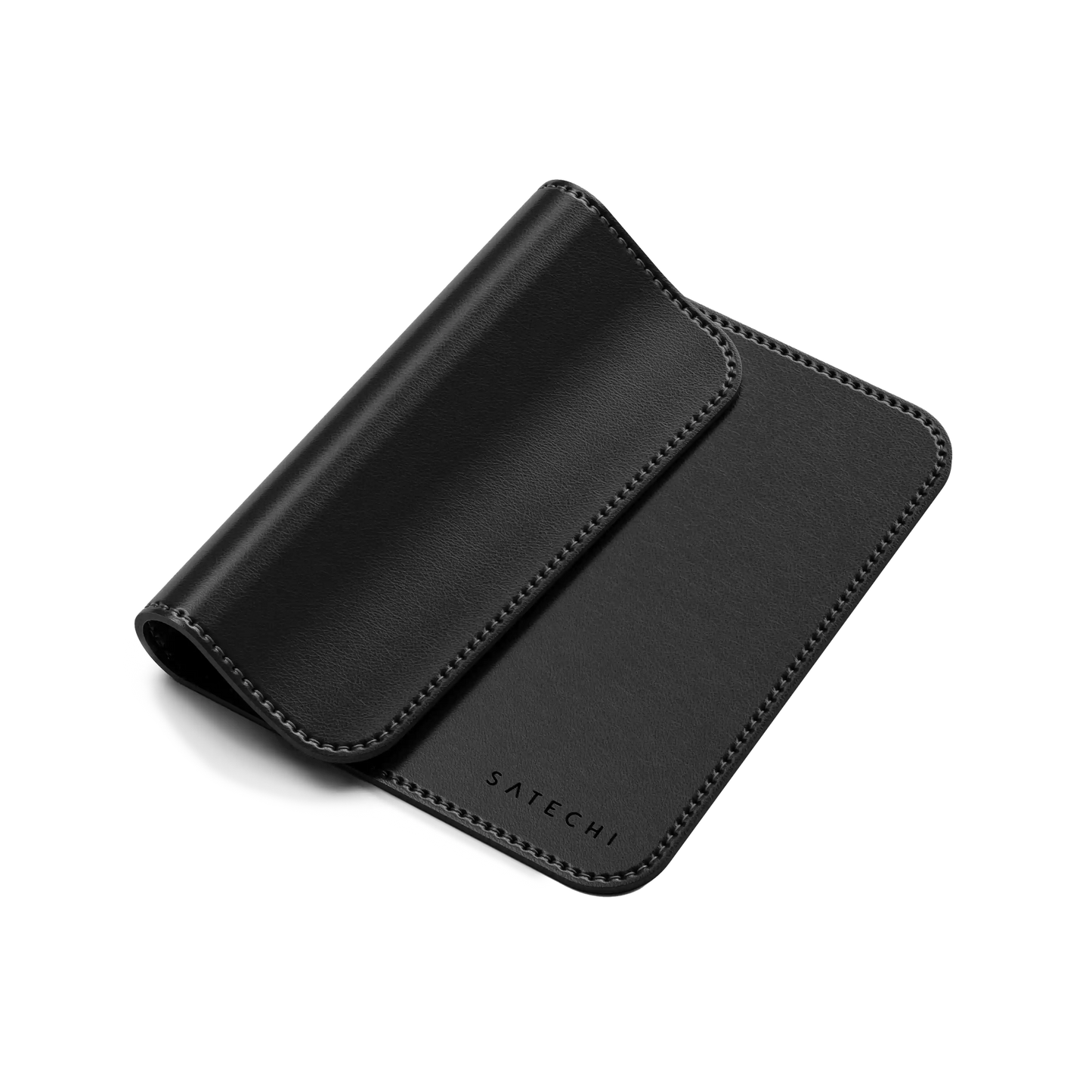 SATECHI Vegan-Leather Premium Mouse Pad - Black
