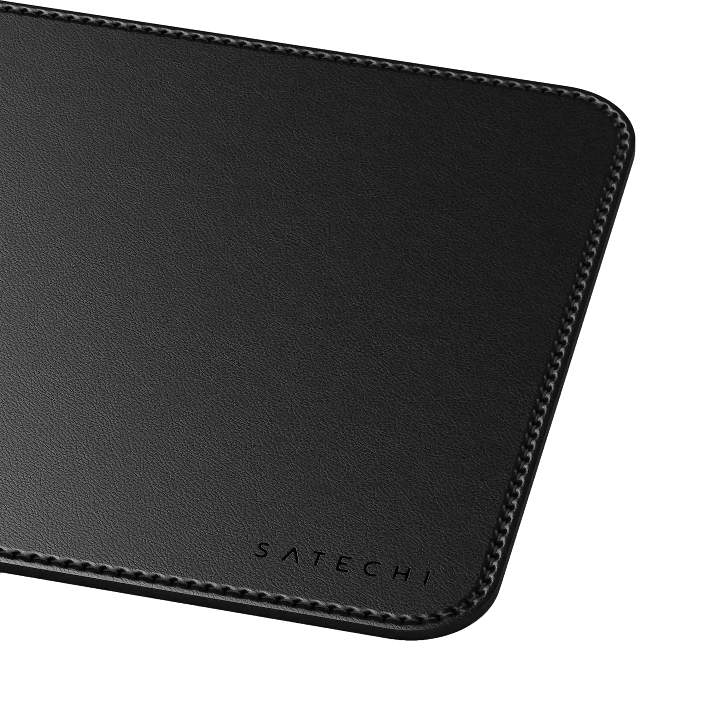 SATECHI Vegan-Leather Premium Mouse Pad - Black