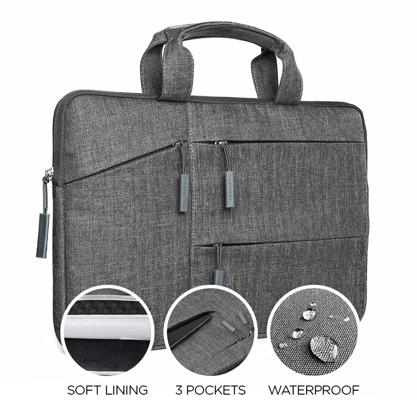 SATECHI Fabric Laptop Carrying Bag 15"