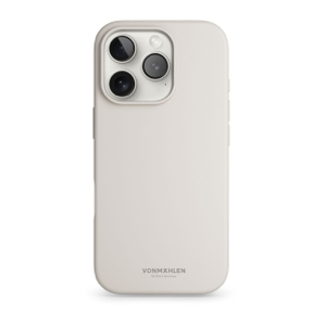 כיסוי סיליקון MagSafe ל- iPhone 16 Pro Max - קרם
