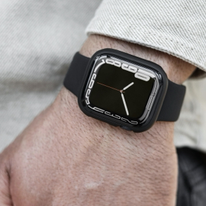 כיסוי מגן דק ל- Apple Watch SE 40 mm - שחור