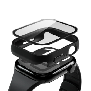 כיסוי מגן דק ל- Apple Watch Series 10 42 mm - שחור