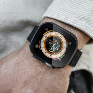 כיסוי מגן דק VONMAHLEN ל- Apple Watch Ultra 1/2 - שחור