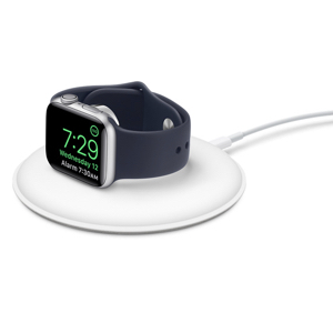 משטח טעינה מגנטי <br> ל- Apple Watch - לבן