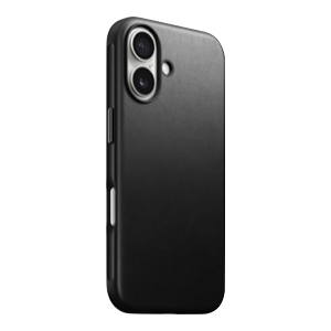 כיסוי NOMAD Modern Leather ל-iPhone 16 Plus שחור