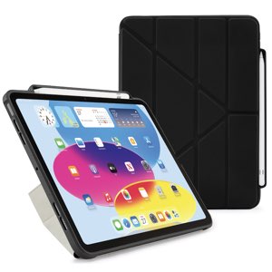 Pipetto כיסוי Folio אוריגמי עם מקום לעט ל - iPad 10.9 (Gen 10 2022) - אפור