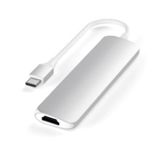 מתאם Satechi Multimedia slim V2 Type-C
