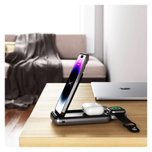 מטען אלחוטי וסוללה ניידת 2 ב- 1 Satechi Duo Wireless Power Bank