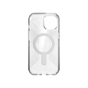 כיסוי Presidio Lux Grip Clear Glitter ClickLock MagSafe<br>ל - iPhone 15 Pro