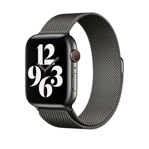 רצועות מתכת Graphite Milanese Loop<br>ל- Apple Watch