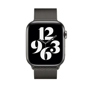 רצועות מתכת Graphite Milanese Loop<br>ל- Apple Watch