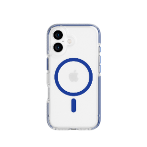 כיסוי Tech21 EvoCrystal MagSafe ל -iPhone 16 - כחול