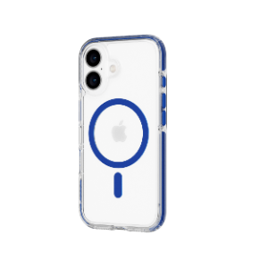 כיסוי Tech21 EvoCrystal MagSafe ל -iPhone 16 - כחול
