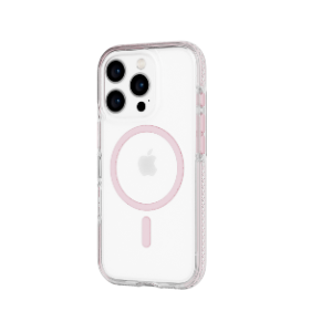 כיסוי Tech21 EvoCrystal MagSafe ל -iPhone 16 Pro - ורוד