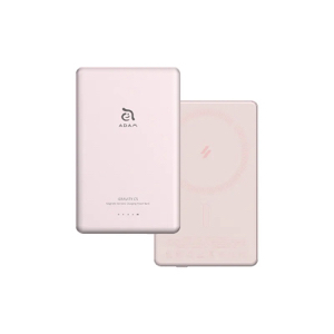 סוללה ניידת ADAM Gravity C5 5,000 mAh Magnetic Wireless battery - ורוד