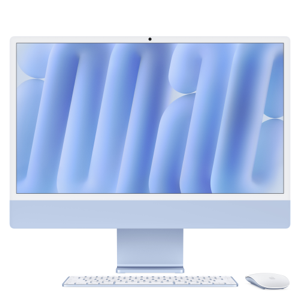 iMac 24-inch Retina 4.5K display<br>M4 Chip<br> Blue