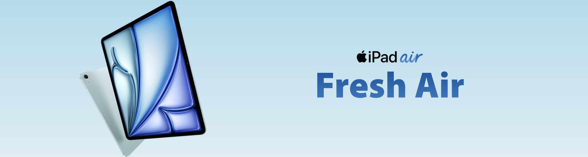 iPad Air. Fresh Air