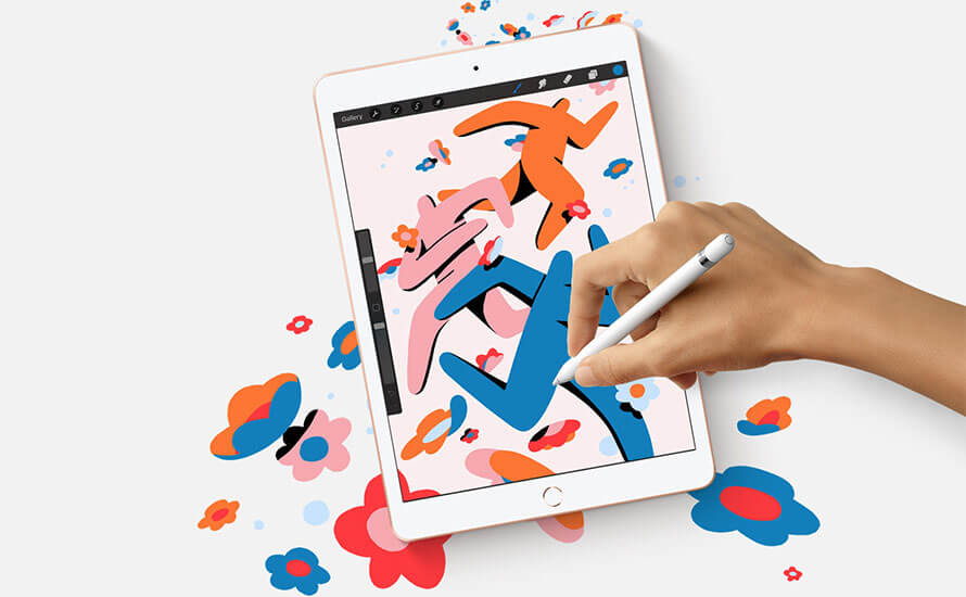 iPad 10.2 ציור עם Apple Pencil
