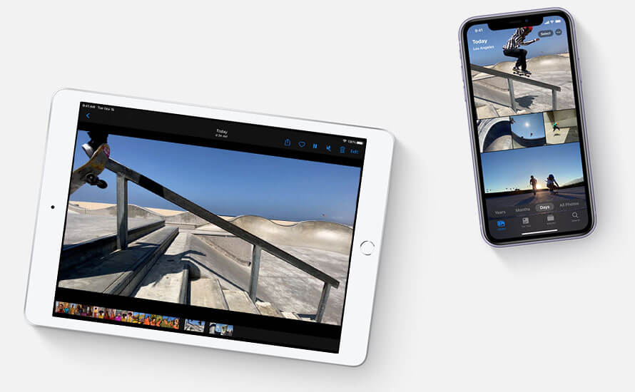 iPad 10.2 מצלמות מתקדמות.