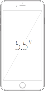  תצוגה iPhone 6 plus