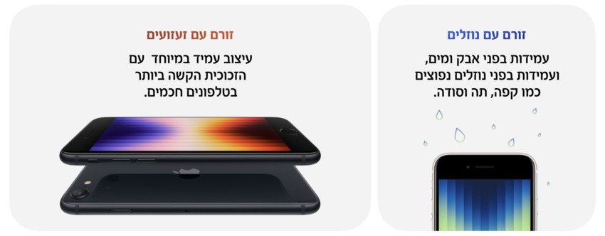 זורם עם נוזלים. עמידות בפני אבק ומים, ועמידות בפני נוזלים נפוצים כמו קפה, תה וסודה. זורם עם זעזועים. עיצוב עמיד במיוחד עם הזכוכית הקשה ביותר בטלפונים חכמים.