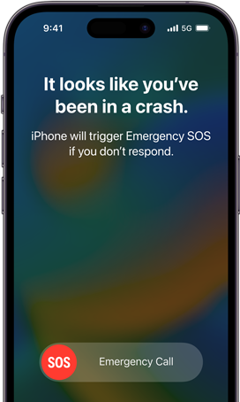 crash detection iphone 14