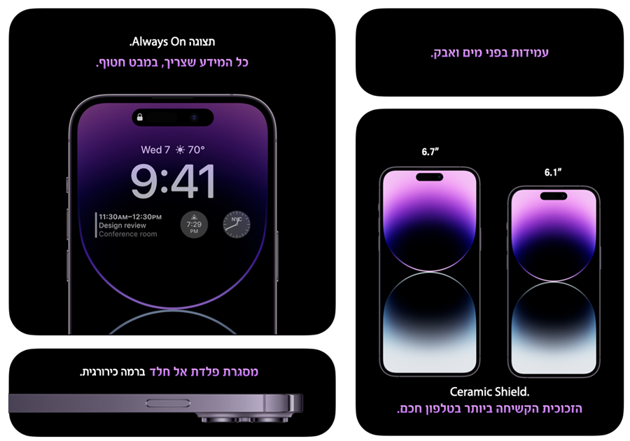 iPhone 14 Pro design