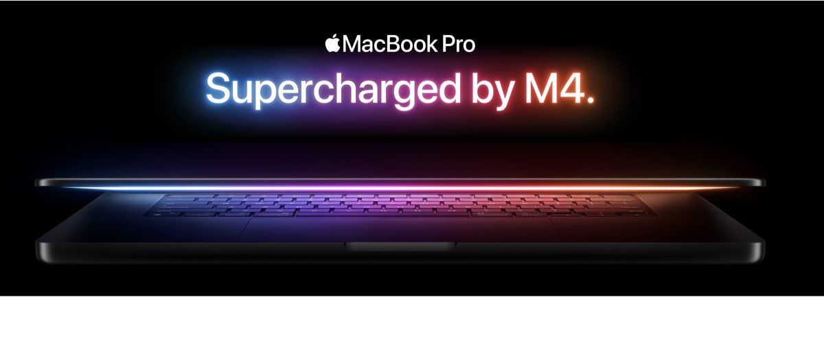 MacBook Pro. Supercharged by M4