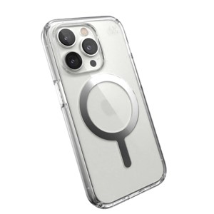 כיסוי Presidio Perfect Clear MagSafe silver <br>ל - iPhone 14 pro