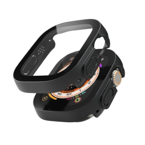 כיסוי מגן דק VONMAHLEN ל- Apple Watch Ultra 1/2 - שחור